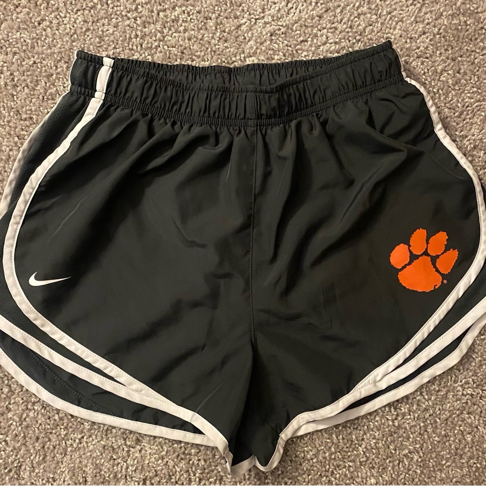 Clemson Tigers Nike Women's Grey Athletic Shorts M